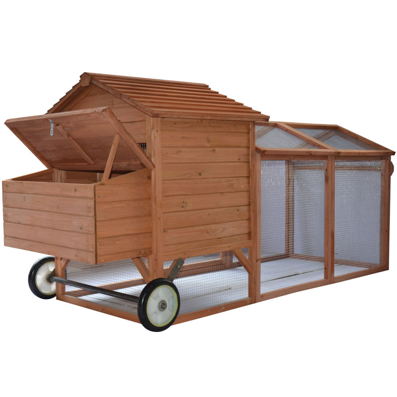 Archie & Oscar Bayer Wheeled Tractor Hen House Chicken Coop with